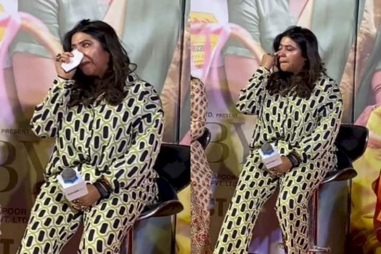 Ekta Kapoor Got Trolled For Crying At The Trailer Launch Event