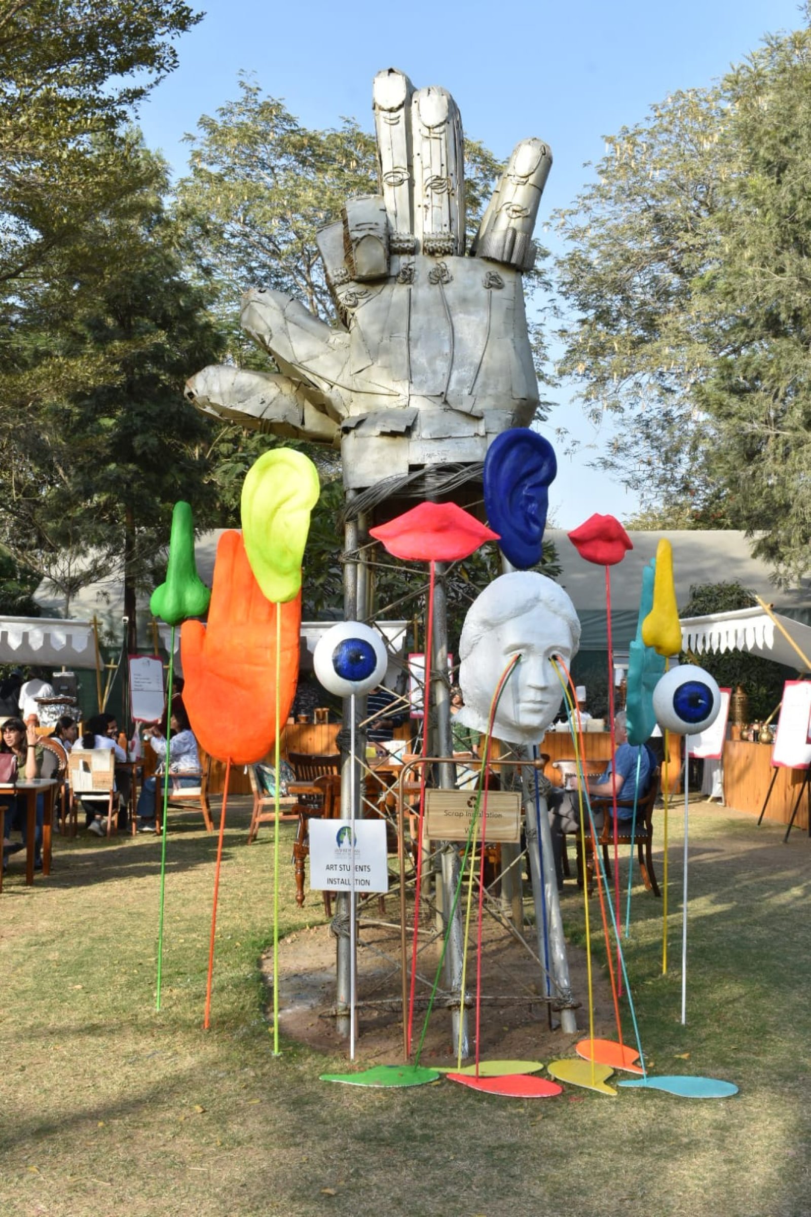 ART INSTALLATIONS BY STUDENTS STAND OUT AT JLF 2024