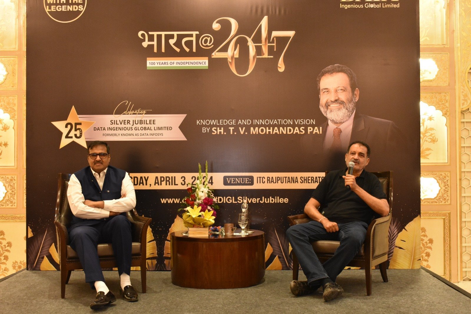'STARTUPS WILL BE THE FORCE MULTIPLIER TO CATAPULT THE COUNTRY TO A USD 10 TRILLION ECONOMY'  -T.V. Mohandas Pai